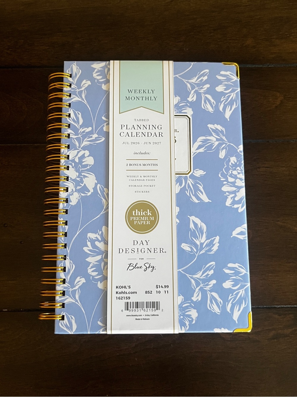 Day Designer Weekly & Monthly Planning Wirebound Calendar